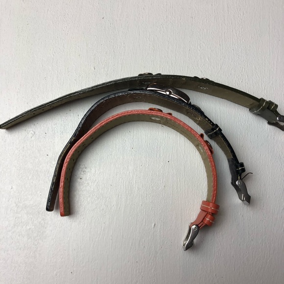 Valletta Accessories Valletta Stainless Steal Watch Face With 3 Genuine Leather Bands Poshmark